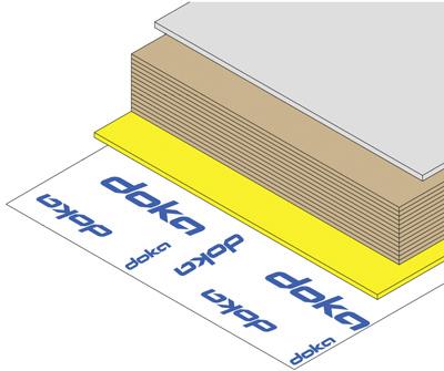 structure of formwork sheets