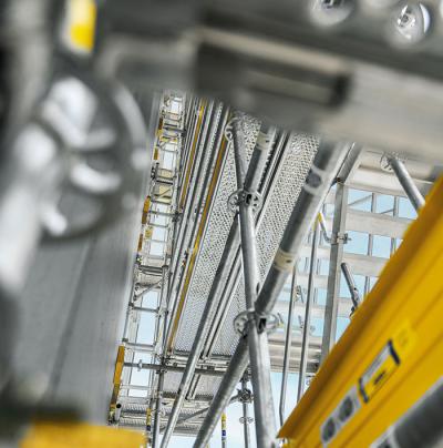 Ringlock scaffolding