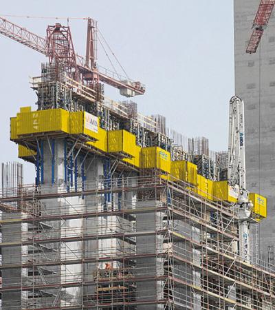 Guided climbing formwork Xclimb 60