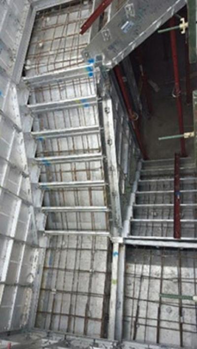 utilisation of aluminium formwork