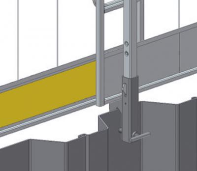 Seitenschutzsystem XP - Abschrankungen au f Spurwänden