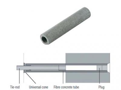 Fibre concrete tube 22mm
