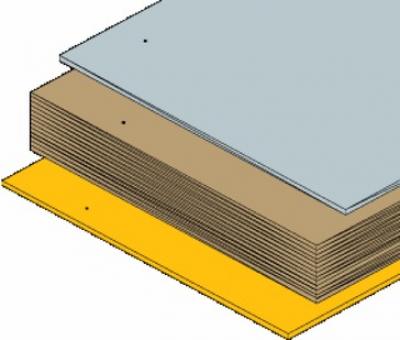 The different layers of the wall formwork with the innovative Xlife facing