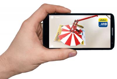 model of Falpro on Doka AR app