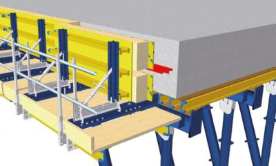 Practical stop-end formwork