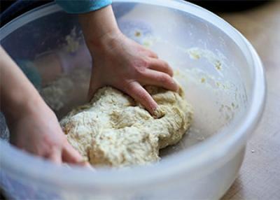 Teig kneten