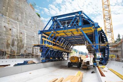 Repositioning gantry