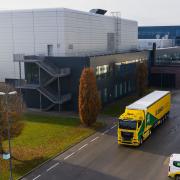 Der neue E-LKW von Doka spart rund 36 Tonnen Treibhausgasemissionen pro Jahr ein