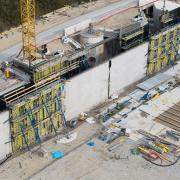 Doka supports expansion of what will become the world’s largest enclosed drinking water reservoir. Copyright: Doka
