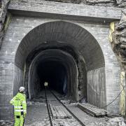 casted concrete tunnel portal