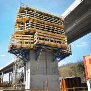 Sicheres Arbeiten auf allen Ebenen. Copyright: Doka