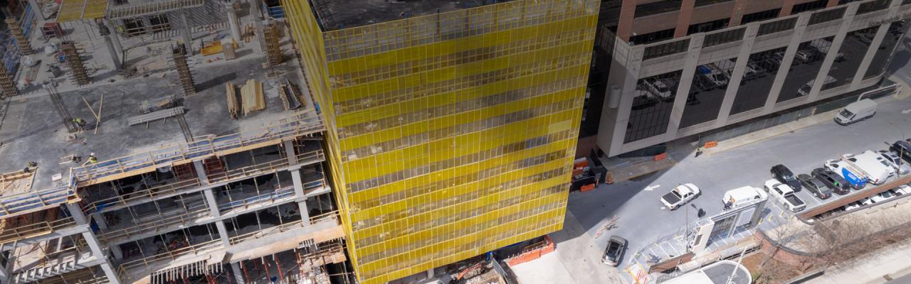 More commonly used in building construction, Doka protection screens also deliver for demolition safety