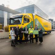 Offizielle Übergabe des E-Lkw