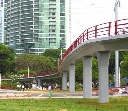 Intersection of Av. Balboa and Av. de las Poetas